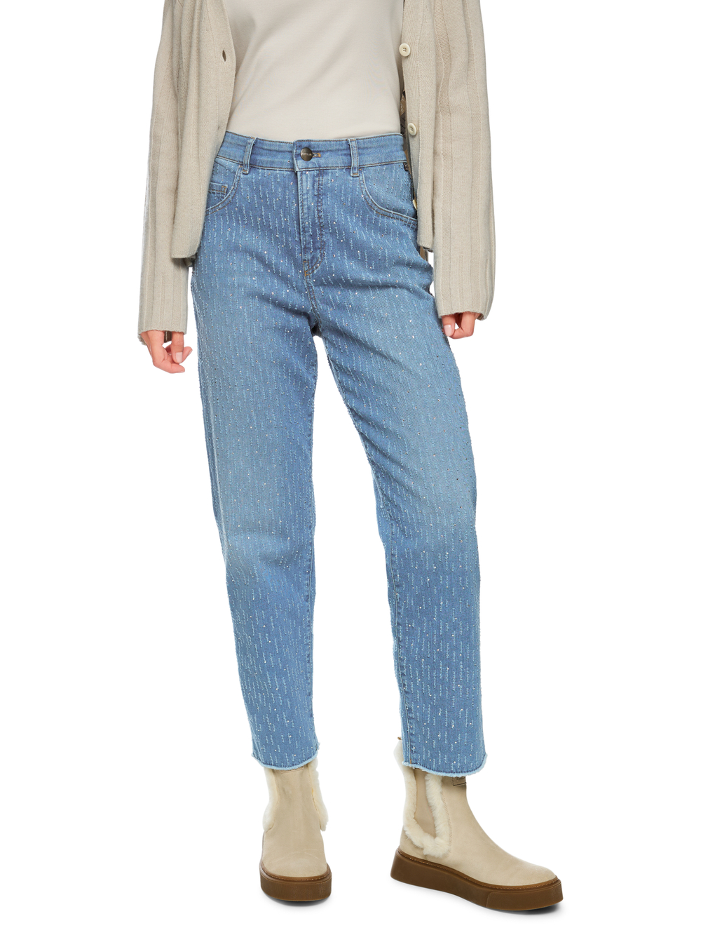 Джинсы из хлопка