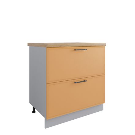 Кухня Модуль СКБ 800 Марта Горчица Скин