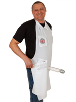 Фартук Карательная медицина с градусником-фаллосом (Цвет: белый)