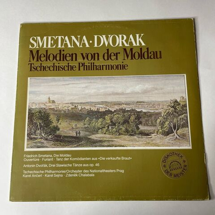 Винтажная виниловая пластинка Bedrich Smetana Сметана, Antonin Dvorak Дворжак, Melodien Von Der Moldau Мелодии из Влтавы (Германия 1974)