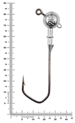 Джиг некрашеный Stinger Eye Jig, крючок Vido Craft VD-079 8/0 (3шт/уп)