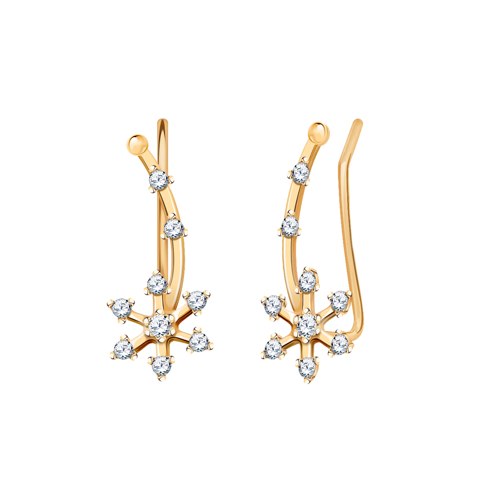 Серьги из золота 585 пробы