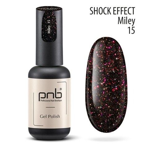 Гель-лак светоотражающий SHOCK EFFECT PNB 15 Miley 8 ml UV/LED