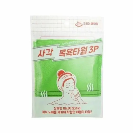Мочалка для ванной Sungbo Cleamy Viscose Squared Bath Towel 13.5x15 см