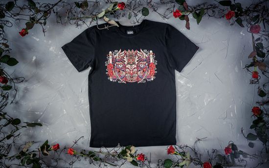 Футболка HOOK Маска Чёрный