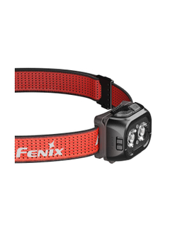 Фонарь Fenix налобный HL18R-T V2.0 черный с красным ремешком