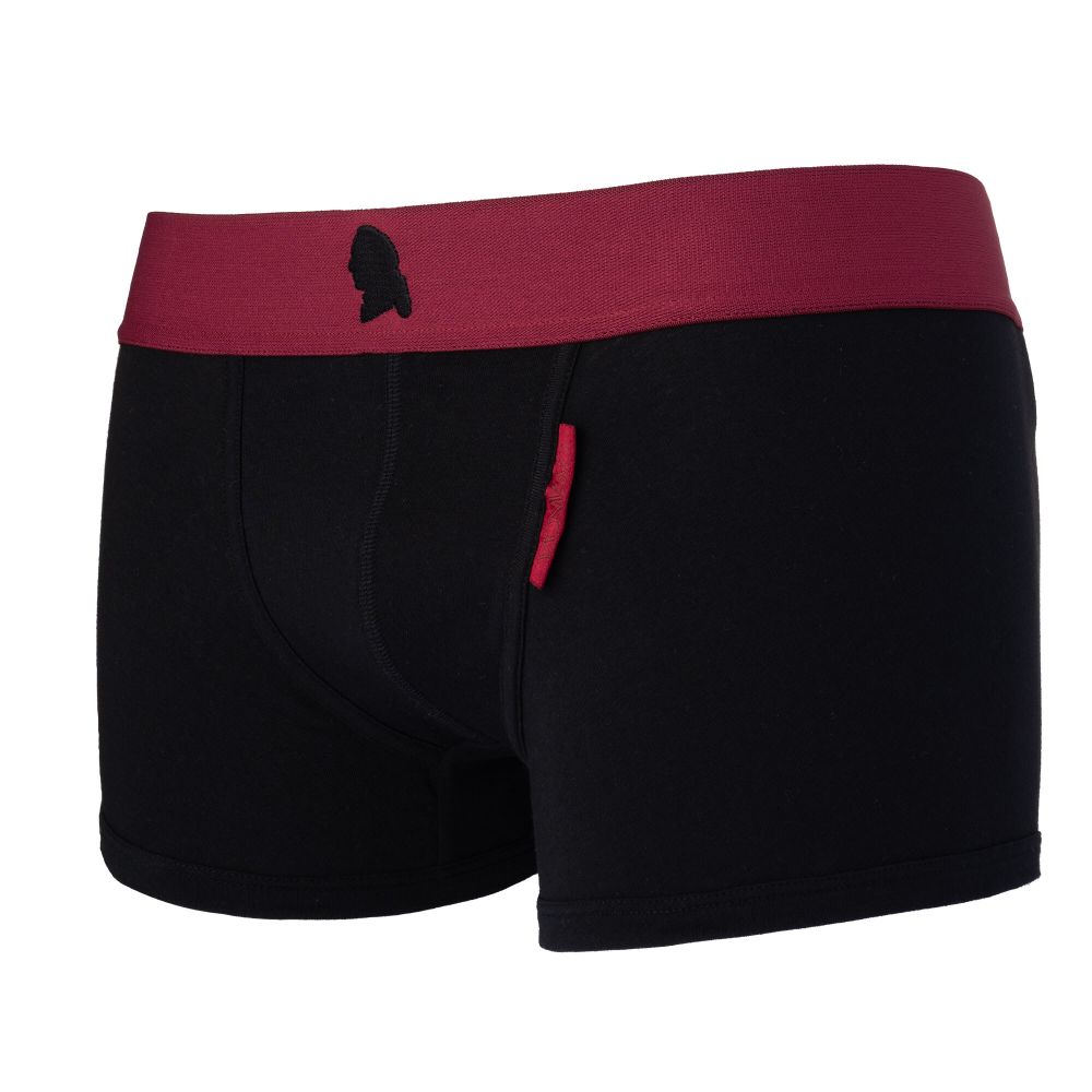 Мужские трусы боксеры черные CASANOVA Limited edition 0008A