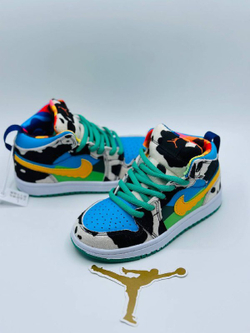 Детские уникальные кроссовки Nike Air Jordan