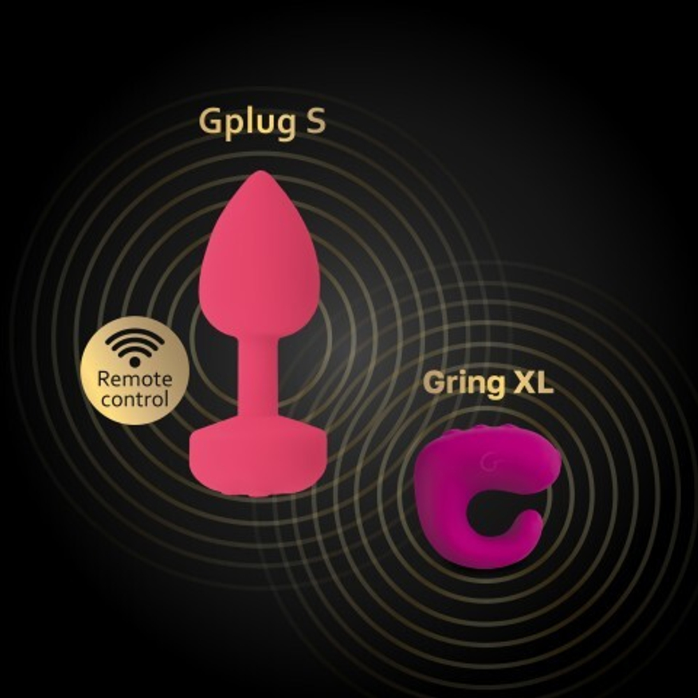 Gvibe Gring XL - Вибрирующее кольцо на палец 2 в 1, 5х3.7 см