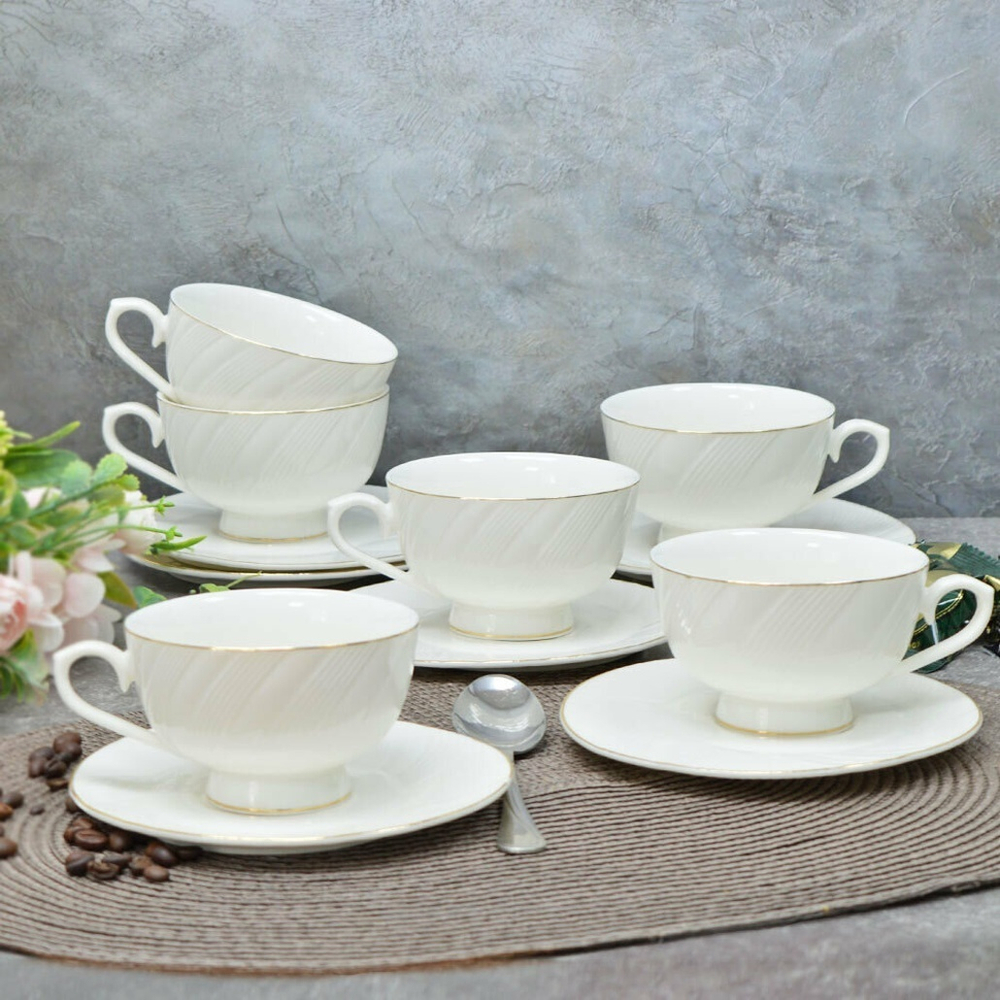 Чайный набор 12 предметов 210мл "Пломбир" (100380)