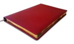 Ежедневник в линейку А4 Красный