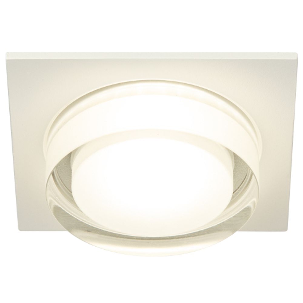 Встраиваемый светильник декоративный ЭРА DK108 WH MR16 GU5.3 белый | Декоративные встраиваемые светильники