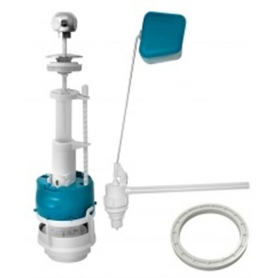 Арматура для бачка унитаза боковая, 1/2", вытяжная, хром, Инкоэр, СБа-Бм-А-В Р