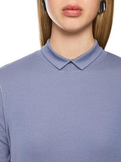 Marc Cain Водолазка из хлопка с декоративными разрезами