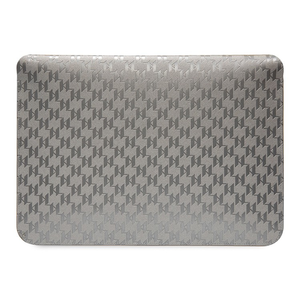 Lagerfeld для ноутбуков 13"/14" чехол Saffiano Sleeve Monogram NFT Karl Ikonik Silver