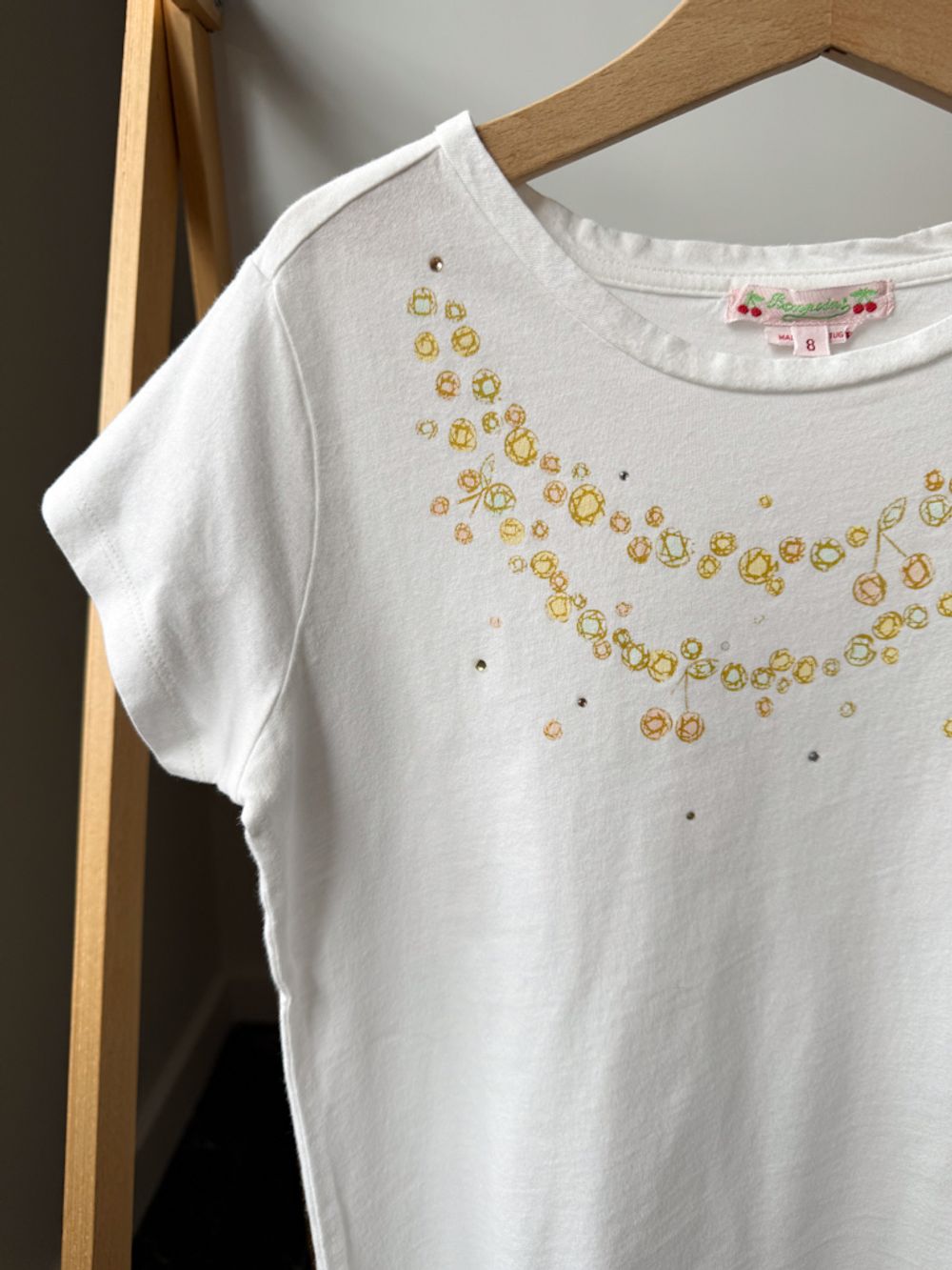 Хлопковая футболка Bonpoint, 128