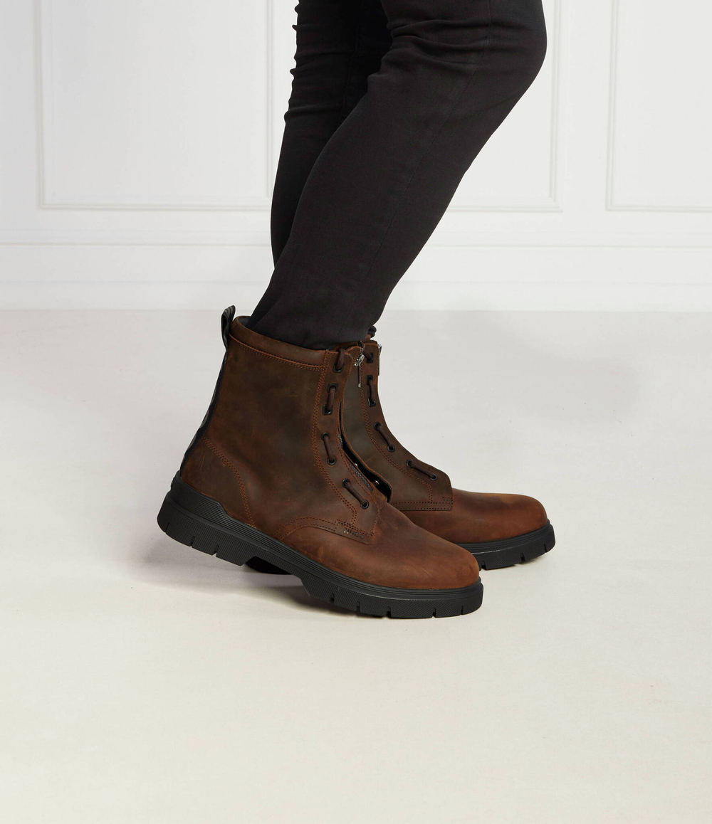 Кожаные трапперы ryan HUGO - коричневый(50503872)