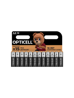 Элемент питания алкалиновый AA/LR6 (блист. 12шт) Basic Opticell 5051010/6051010
