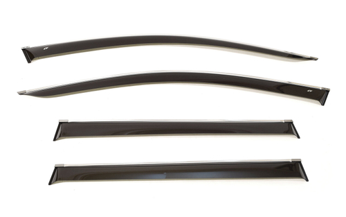 Дефлекторы боковых окон Cobra Tuning на Volvo XС70 3 2007 хромированный молдинг арт.V10307CR