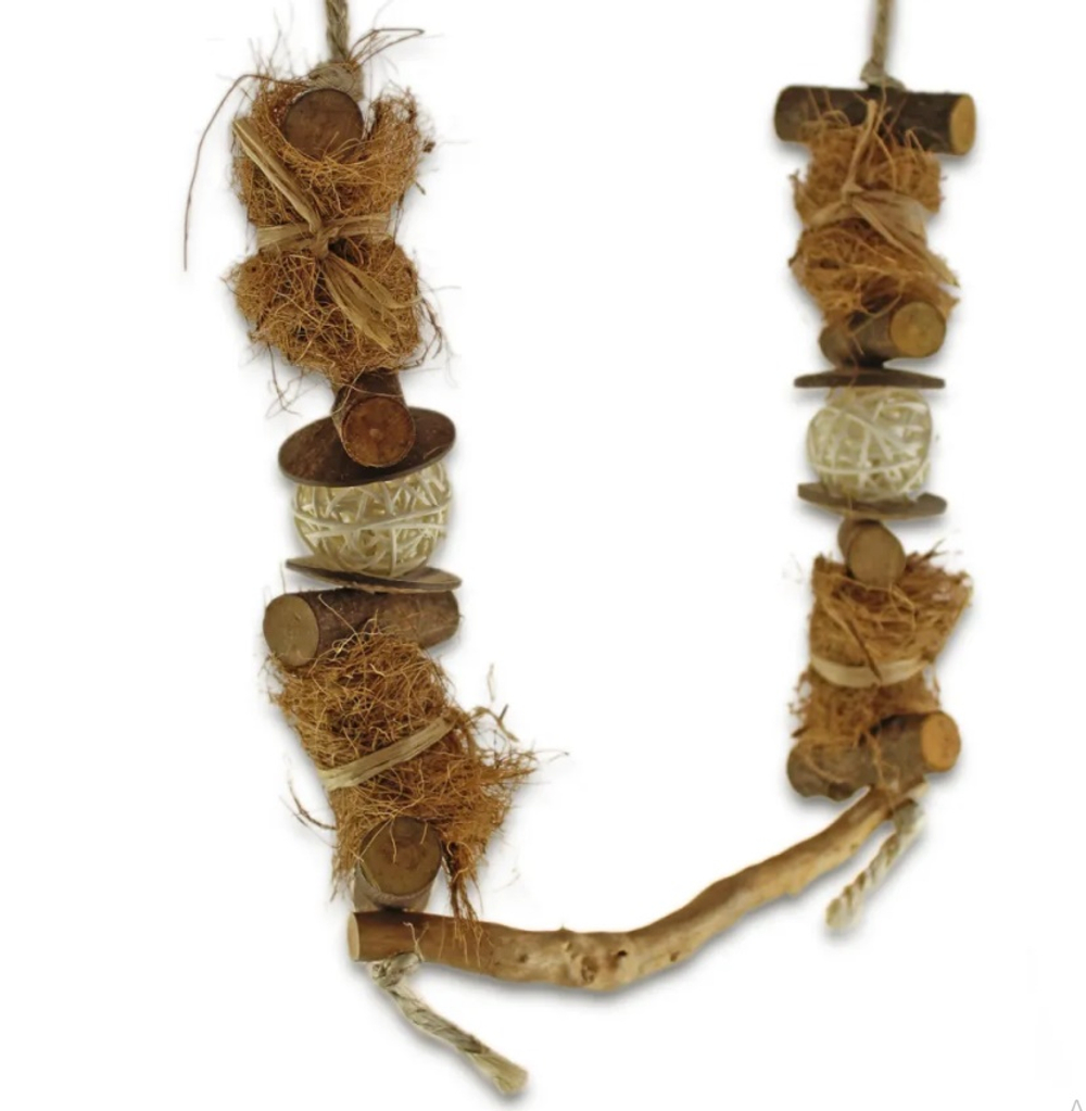 HAPPY BIRD Игрушка для птиц "Кокосовые качели", 25х7х39см (Германия)