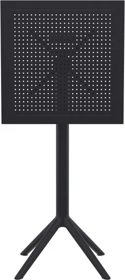 Стол пластиковый барный складной Sky Folding 60х60 черный