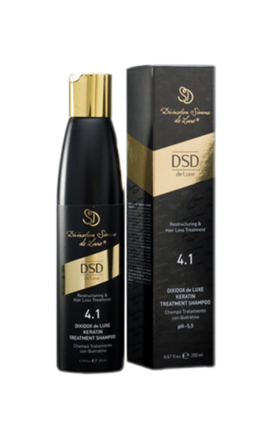 Dsd de luxe KERATIN TREATMENT SHAMPOO 4.1 / Восстанавливающий шампунь с кератином дсд де люкс № 4.1