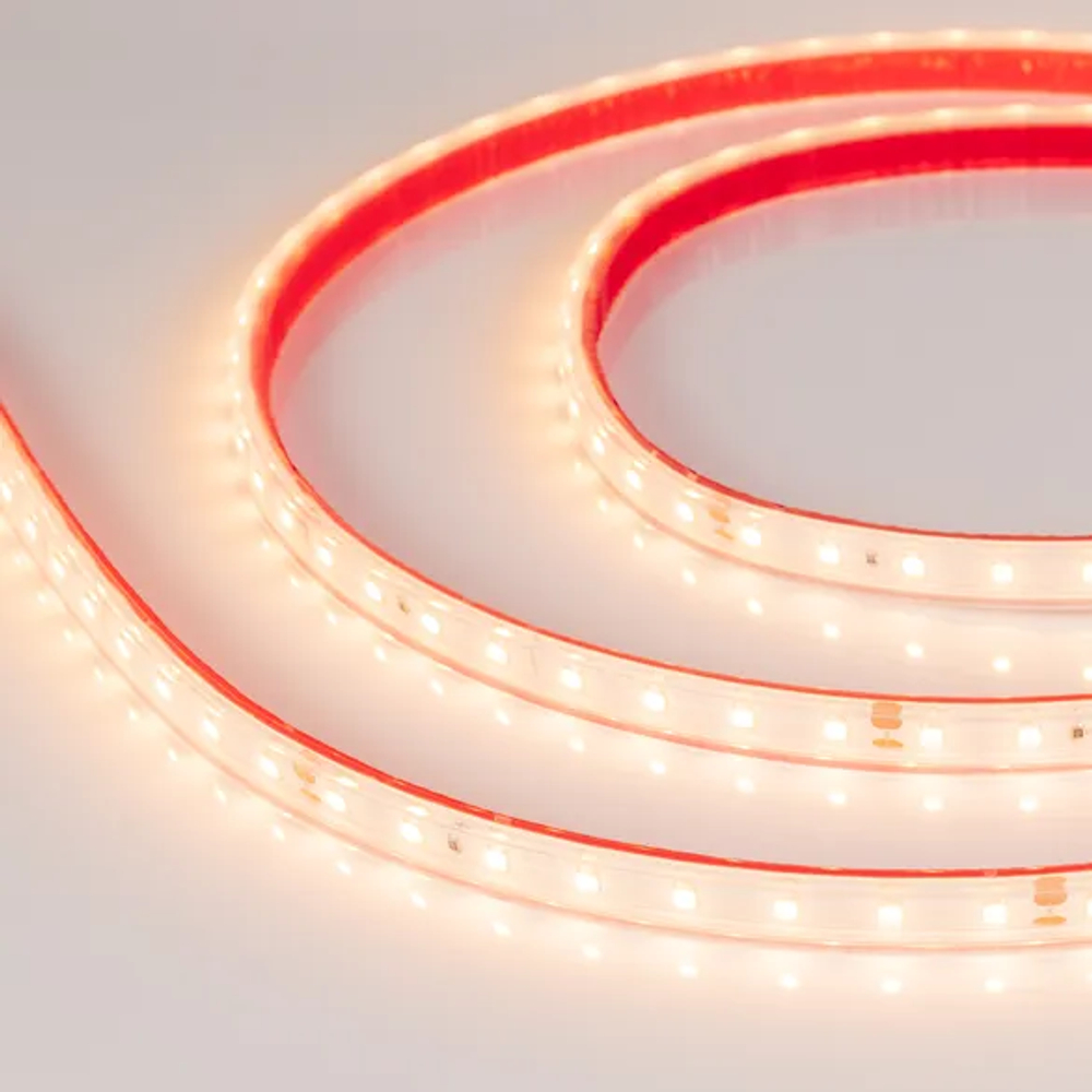 Светодиодная лента герметичная RTW-PS-A80-10mm 24V Warm2700 (6 W/m, IP67, 2835, 50m) (Arlight, -) 024532(2)