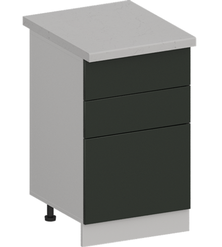 Кухня Модуль ШН3Я 500 Вотан / Насыщенно-зеленый