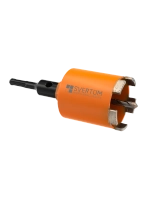 Алмазная коронка с микроударом 68 мм для перфоратора