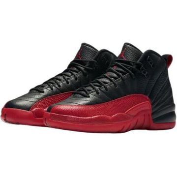 Джордан Эйр Джордан 12 Детских баскетбольных матчей В СЕРЕДИНЕ Черно-красного сезона