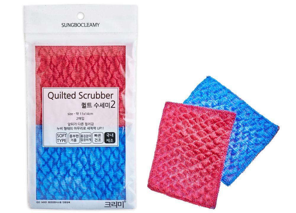 Скраббер для посуды SUNGBOCLEAMY Quilted Scrubber №381 (2 шт.)