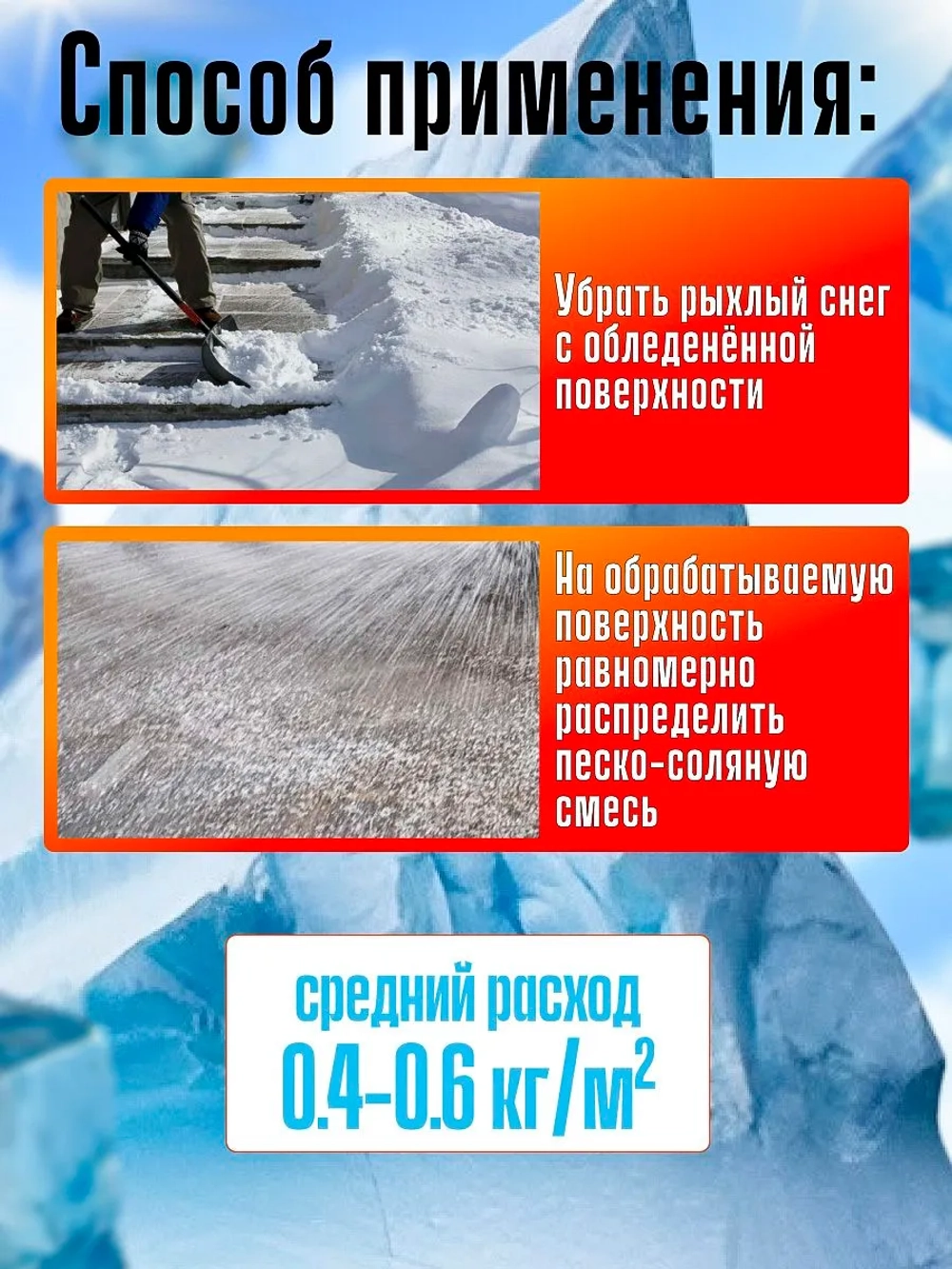 Противогололедное средство SGS
