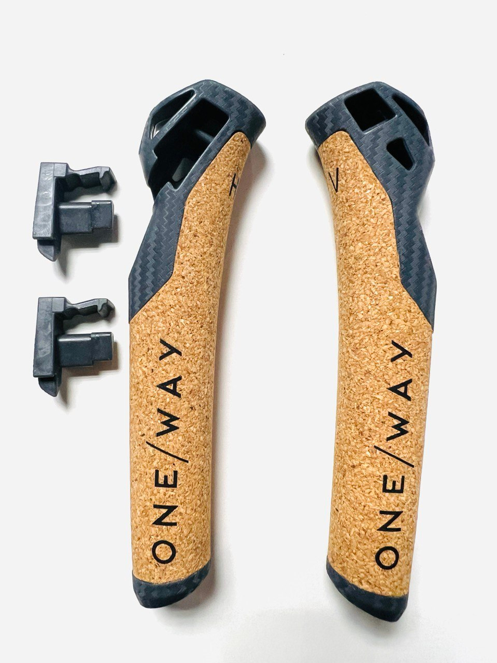 Рукоятки ONEWAY CARBON 2.0 HV (большой объём), серая OZ80223