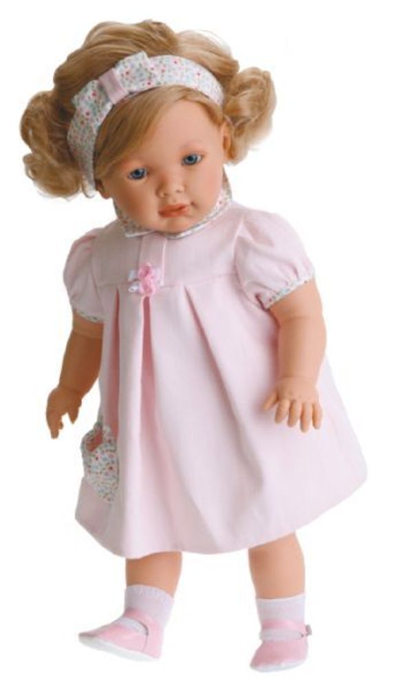 Купить Кукла Лула в бледно-розовом, озвученная, 55 см