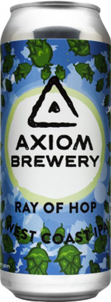 Пиво Аксиом Рэй Oф Хоп / Axiom Ray Of Hop 0.5 - банка