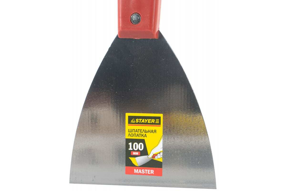 Шпатель с пластмассовой ручкой, 100мм STAYER 1003-100