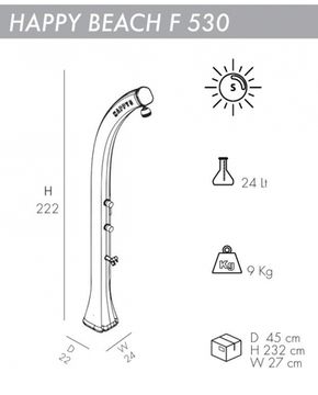 Душ солнечный Happy Beach F 530