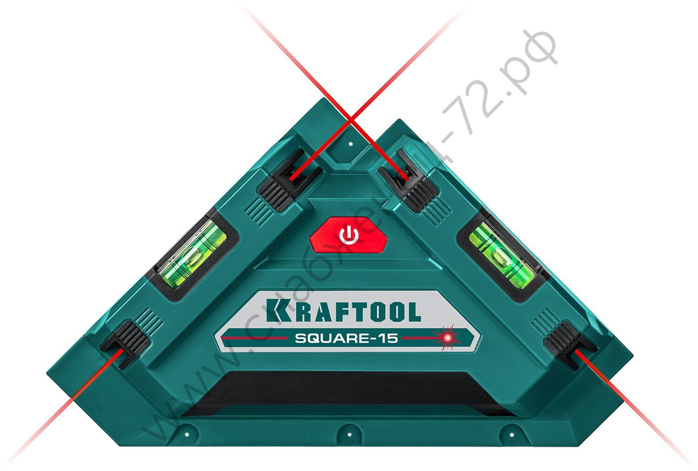 KRAFTOOL Square-15, лазерный угольник для кафеля (34705)