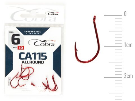 Крючки Cobra Allround CAPITAL сер. CA115 разм. 006 10шт.