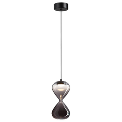 5092/4L PENDANT ODL25 357 черный/прозрачн/дымчатый градиент/металл/стекло Подвес LED 4W 4000K 388Лм GLESSI