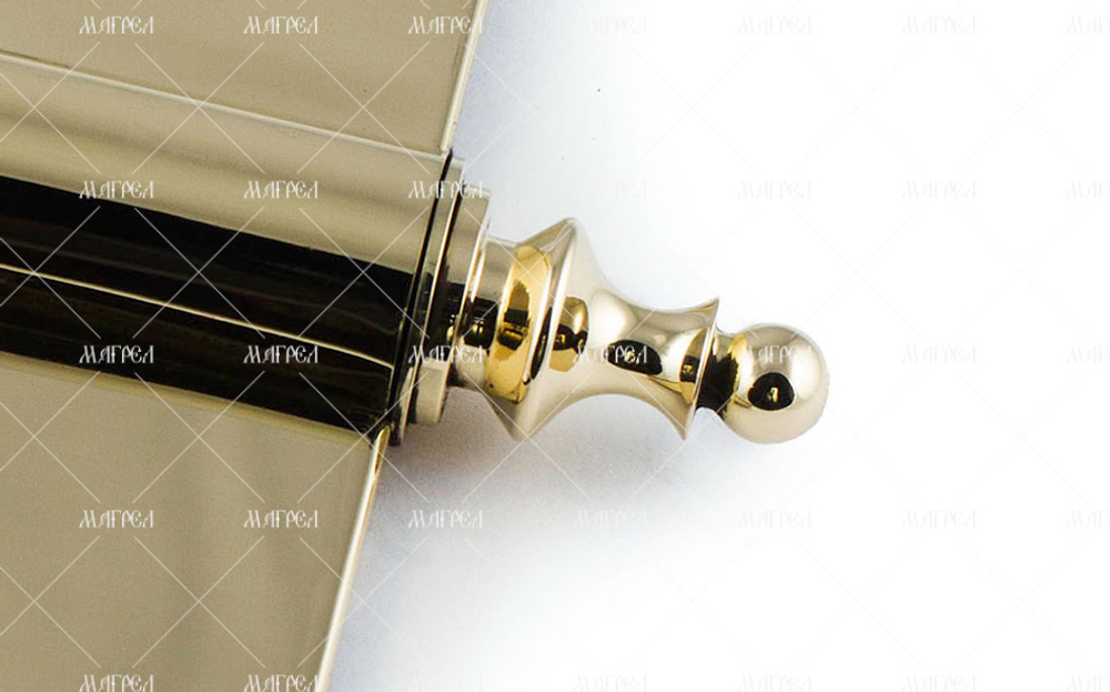 Петля универсальная неразъемная 130 мм латунная