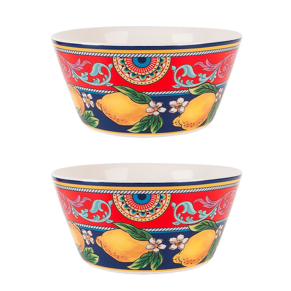 Набор салатников 2 шт "Fruttissimo" d=14см (фарфор) (подарочная упаковка)