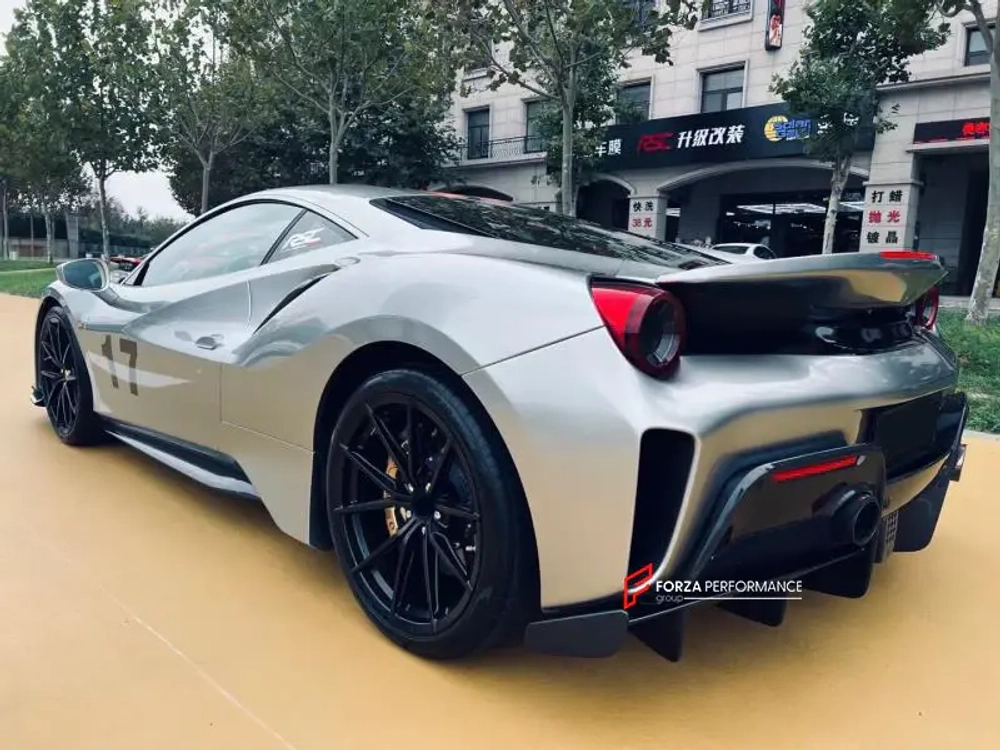 Карбоновый обвес переделка для Ferrari 488 2015-2020 переделка в Pista Феррари
