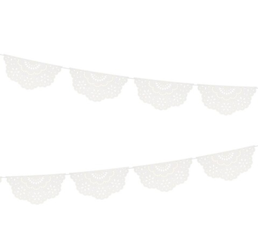 Гирлянда "Белое кружево" 2.7м