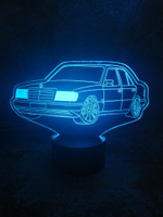3Д-светильник "Автомобиль - Мерседес  (Mercedes-Benz)"