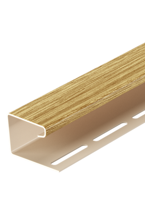 J-профиль для сайдинга Docke Lux Зрелый каштан