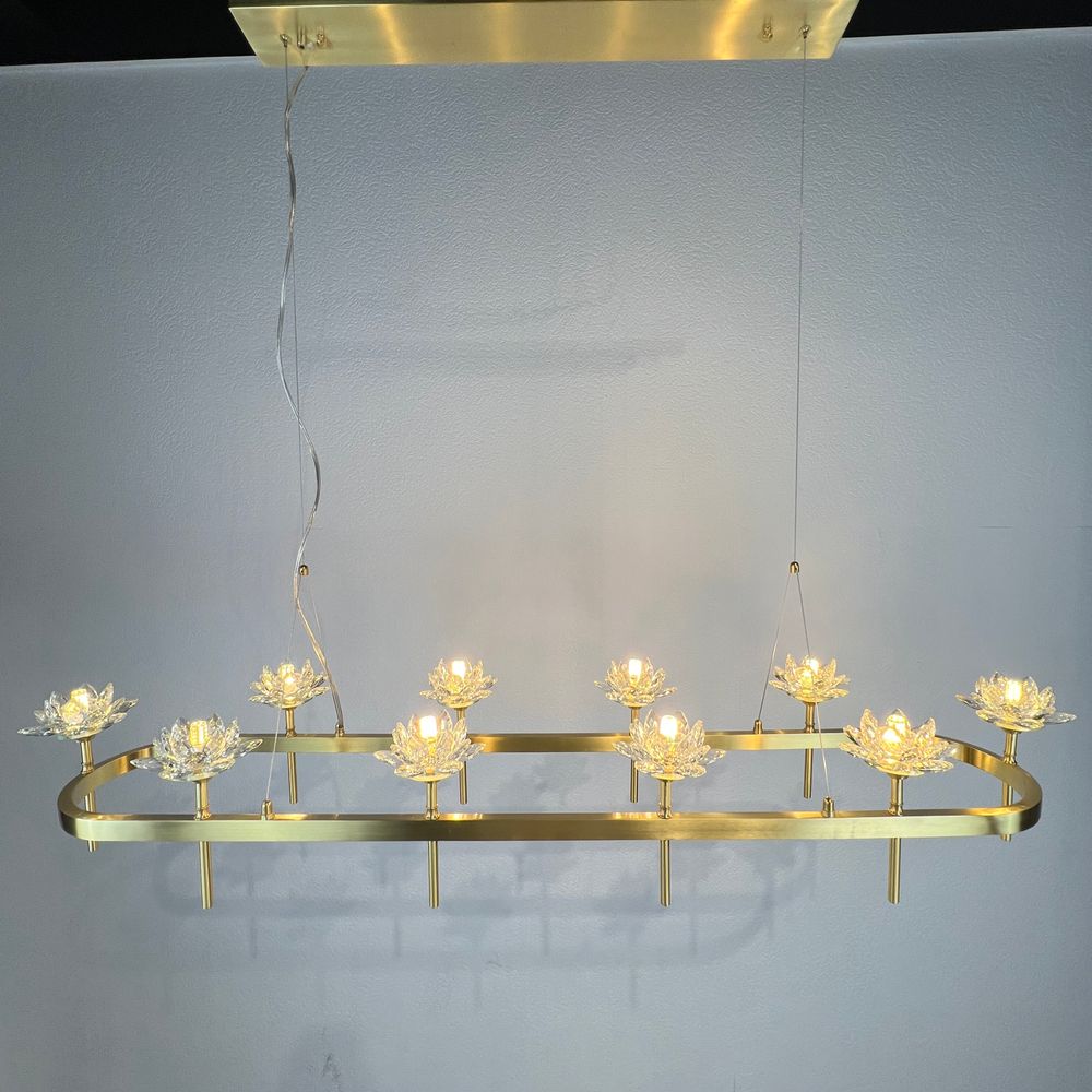 Подвесная Люстра Lotos Long 10 By Imperiumloft