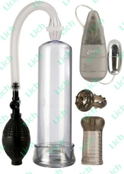 Помпа, кольцо, мини-мастурбатор и вибро-яичко STA-HARD