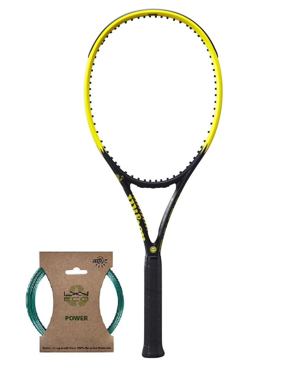 Теннисная ракетка Wilson Minions Clash 100L V2.0 - yellow/black