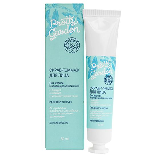 Скраб-гоммаж, для жирной и комбинированной кожи Pretty Garden